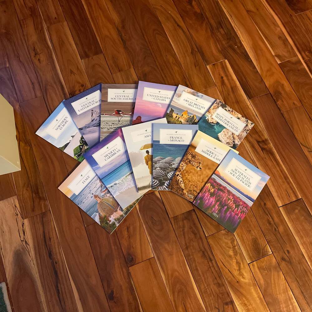The Andrew Harper Collection 2024 Luxury Travel Guides 12-Book Box Set